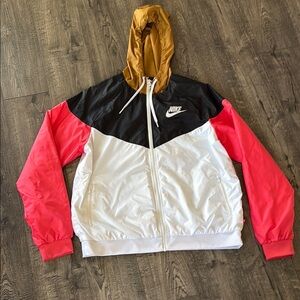 Nike Tri-Color Hooded Jacket Large